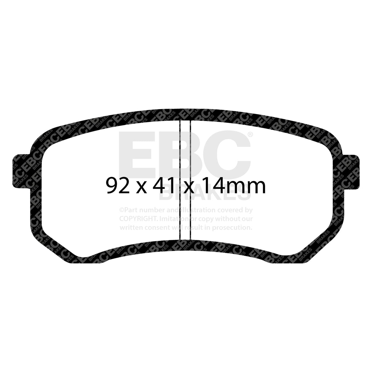 EBC Brakes Pad and Disc Kit (PDKR417) Image 3