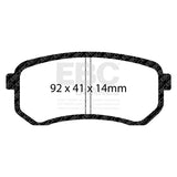 EBC Brakes Pad and Disc Kit (PDKR417) Image 3