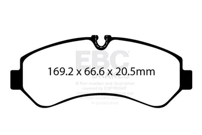 EBC Ultimax OE Replacement Brake Pad Set (DPX2406)
