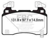 EBC Ultimax OE Replacement Brake Pad Set (DPX3028) Image 1