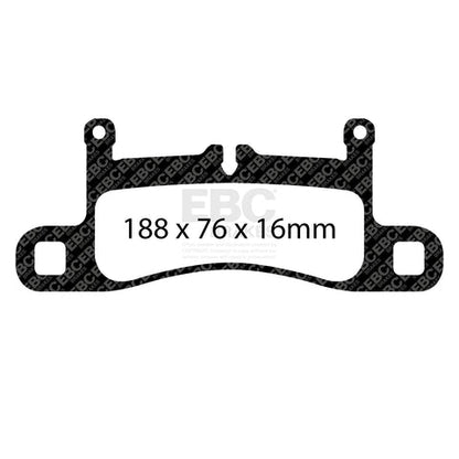 EBC Redstuff 3000 Series Sport Brake Pad Set (DP32098C) Image 4