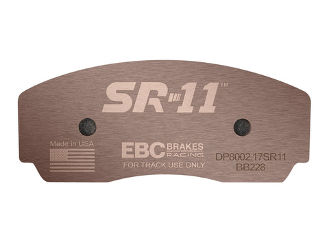EBC SR11 Racing Brake Pads - (DP8002.17SR11) Front Image 3