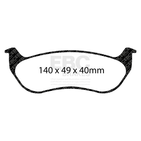 EBC Brakes Pad and Disc Kit (PDKR461) Image 1