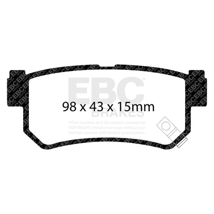EBC Brakes Pad and Disc Full vehicle Kit (PD40K1747)