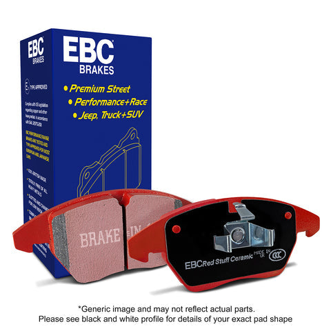EBC Redstuff 3000 Series Sport Brake Pad Set (DP33042C) Image 1