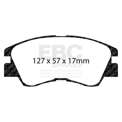 EBC Ultimax OE Replacement Brake Pad Set (DP716) Image 1