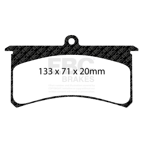 EBC Orangestuff 9000 Series Race Brake Pad Set (DP9007) Image 1