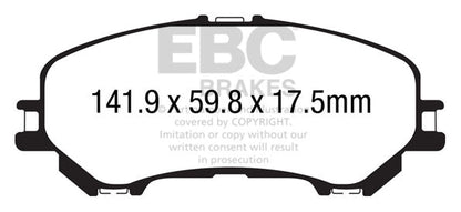 EBC Brakes Pad and Disc Full vehicle Kit (PD40K2491) Image 1