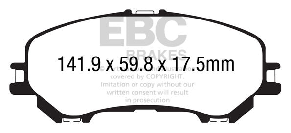 EBC Brakes Pad and Disc Kit (PDKF2443) Image 4