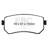 EBC Brakes Pad and Disc Kit (PDKR1127) Image 2