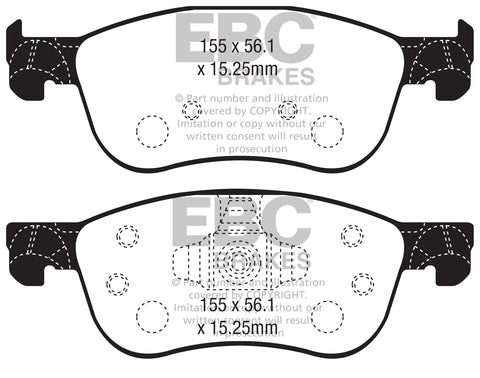 EBC Brakes Pad and Disc Kit (PD08KF697)