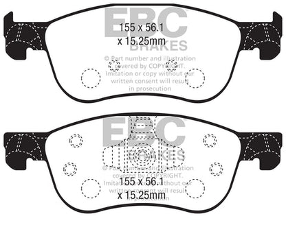 EBC Brakes Pad and Disc Kit (PD08KF697)