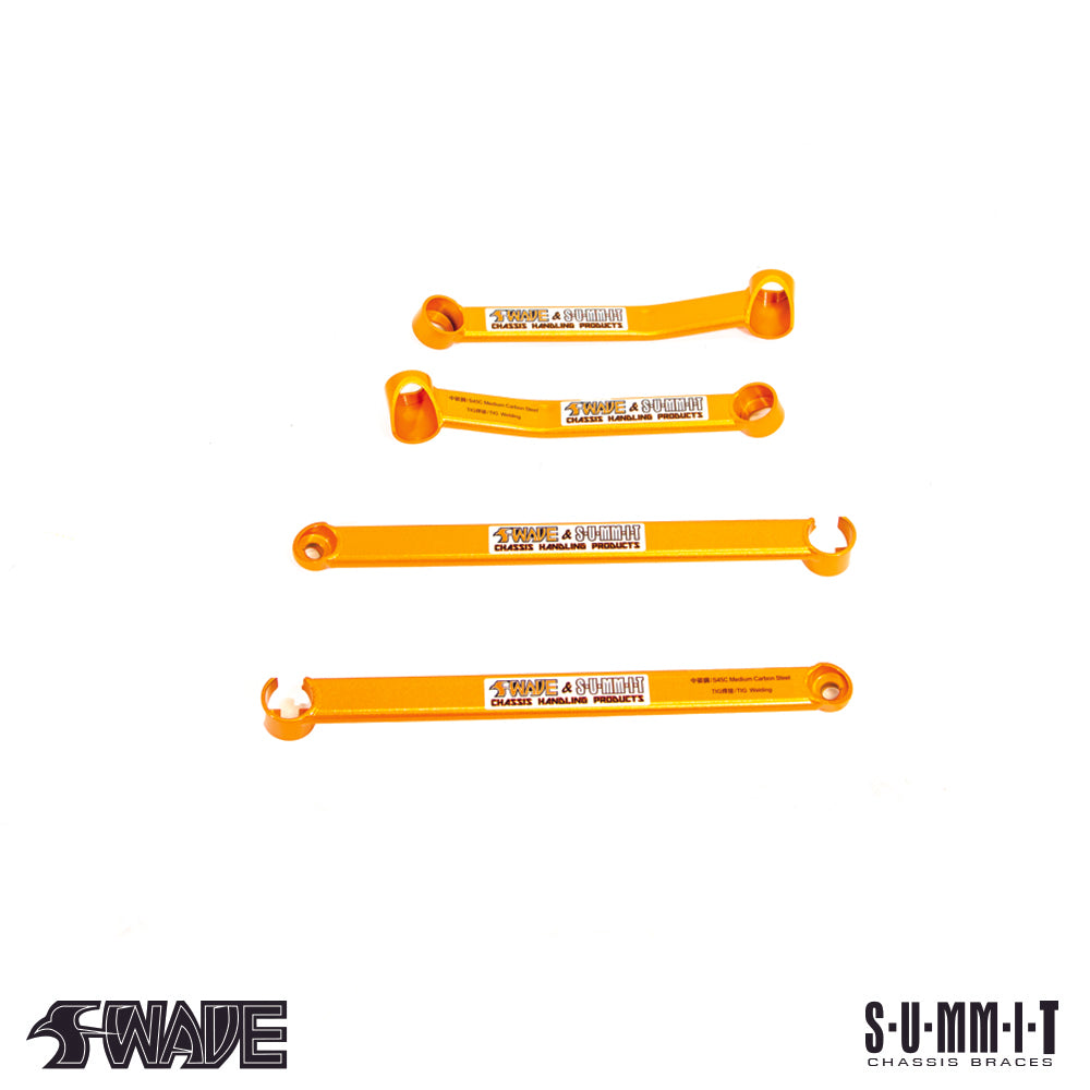 SWAVE &amp; SUMMIT Rear Subframe Reinforcement Bracket for Toyota Yaris GR Image 1
