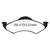 EBC Brakes Pad and Disc Kit (PDKF602) Image 2