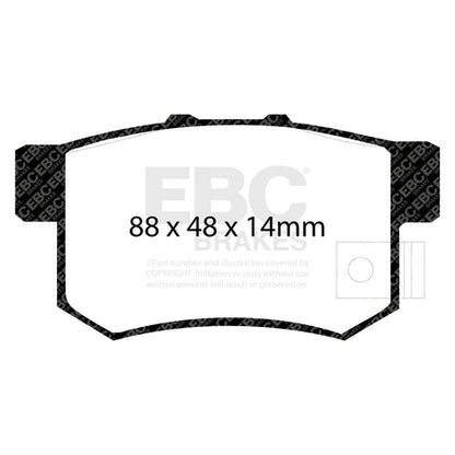 EBC Brakes Pad and Disc Kit (PD08KR443) Image 3