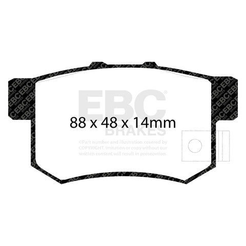 EBC Brakes Pad and Disc Full vehicle Kit (PD40K842) Image 2