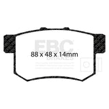 EBC Brakes Pad and Disc Kit (PDKR404) Image 1