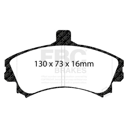 EBC Brakes Pad and Disc Full vehicle Kit (PD40K1295) Image 4