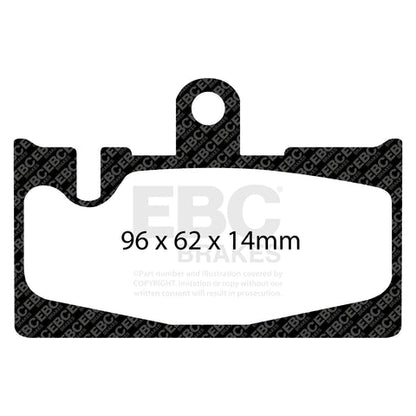 EBC Redstuff 3000 Series Sport Brake Pad Set (DP31397C) Image 4