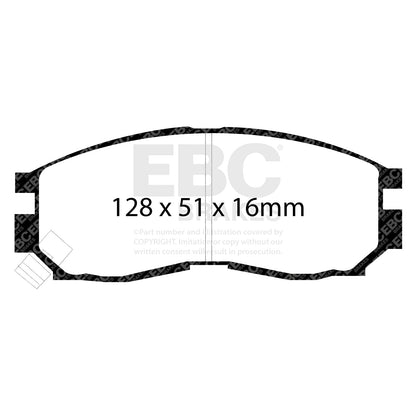 EBC Brakes Pad and Disc Full vehicle Kit (PD40K1308) Image 1