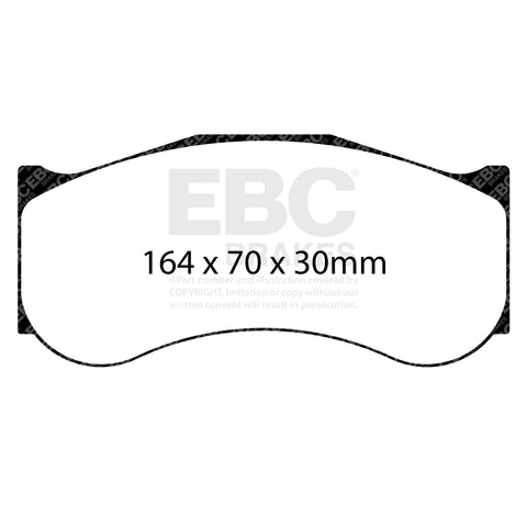 EBC SR21 Racing Brake Pads - (DP8086.30SR21) Front Image 1