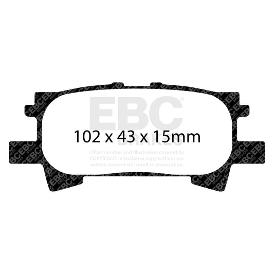 EBC Brakes Pad and Disc Full vehicle Kit (PD40K1087) Image 1