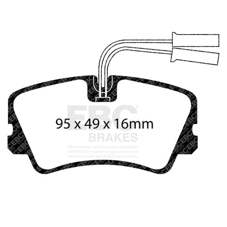 EBC Brakes Pad and Disc Kit (PDKF022) Image 2