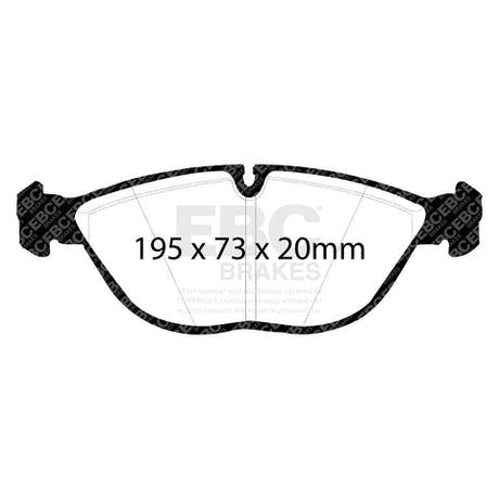 EBC Performance Pack Pad & Line Kit with Yellowstuff Pads (PLK1015) Image 2
