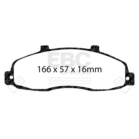 EBC Brakes Pad and Disc Kit (PDKF1108) Image 1