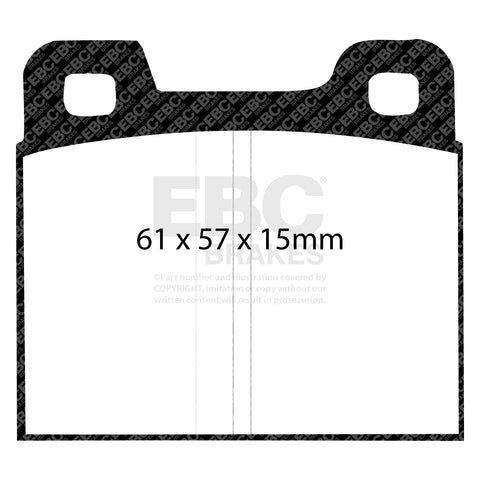 EBC Brakes Pad and Disc Kit (PDKF058) Image 1