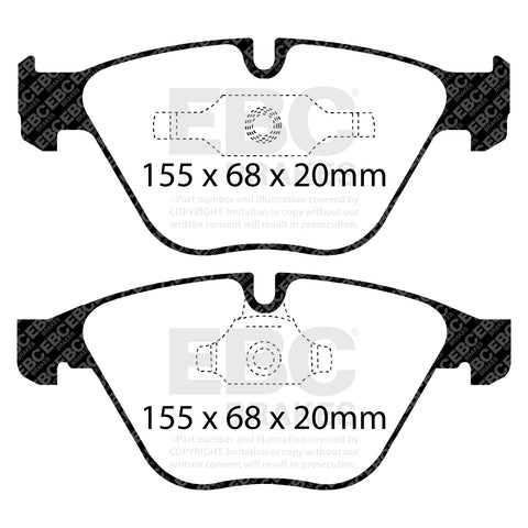 EBC Brakes Pad and Disc Kit (PD08KF103) Image 1