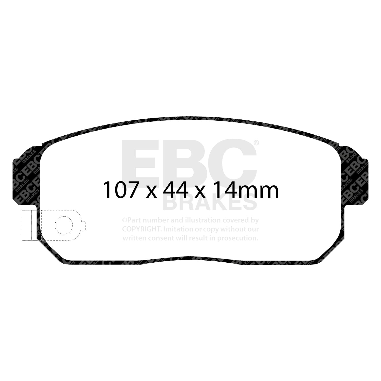 EBC Brakes Pad and Disc Full vehicle Kit (PD40K1770) Image 4