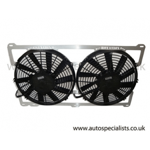 AIRTEC Motorsport Twin 11-inch Slim Line Fan Package for Cosworths Image 1