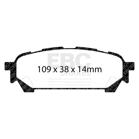 EBC Brakes Pad and Disc Kit (PDKR821) Image 3