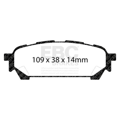 EBC Brakes Pad and Disc Full vehicle Kit (PD40K1762) Image 2