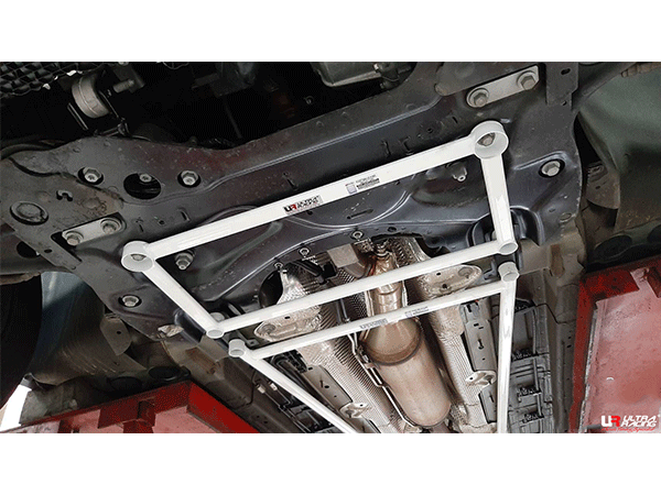 Ultra Racing 4-Point Front Lower Brace for Peugeot 3008/5008