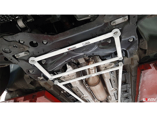 Ultra Racing 4-Point Front Lower Brace for Peugeot 3008/5008