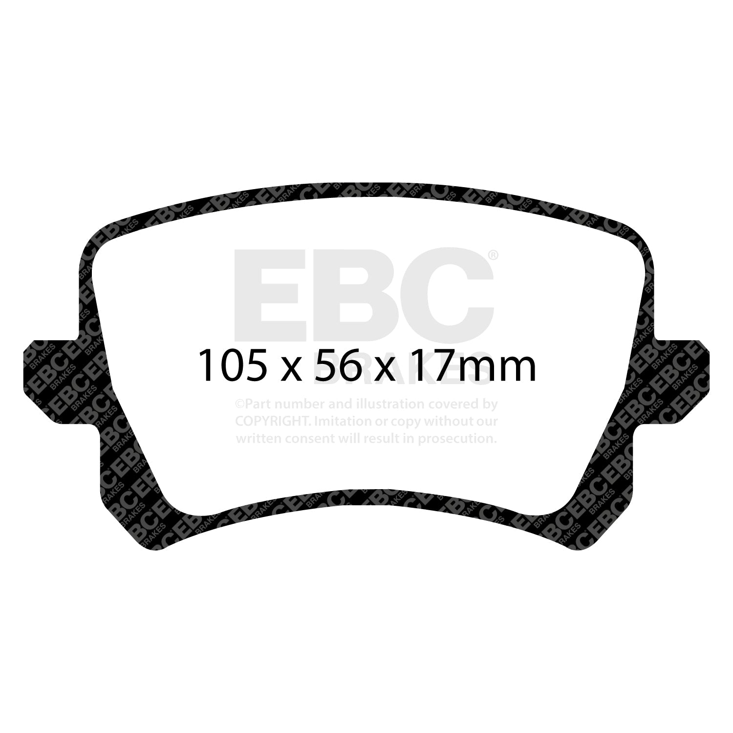 EBC Brakes Pad and Disc Full vehicle Kit (PD40K1895) Image 2