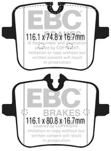 EBC Redstuff 3000 Series Sport Brake Pad Set (DP32320C) Image 3
