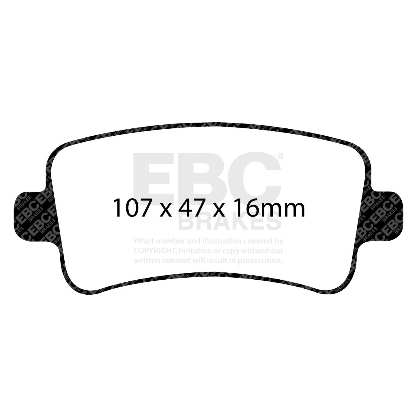 EBC Brakes Pad and Disc Full vehicle Kit (PD40K482)