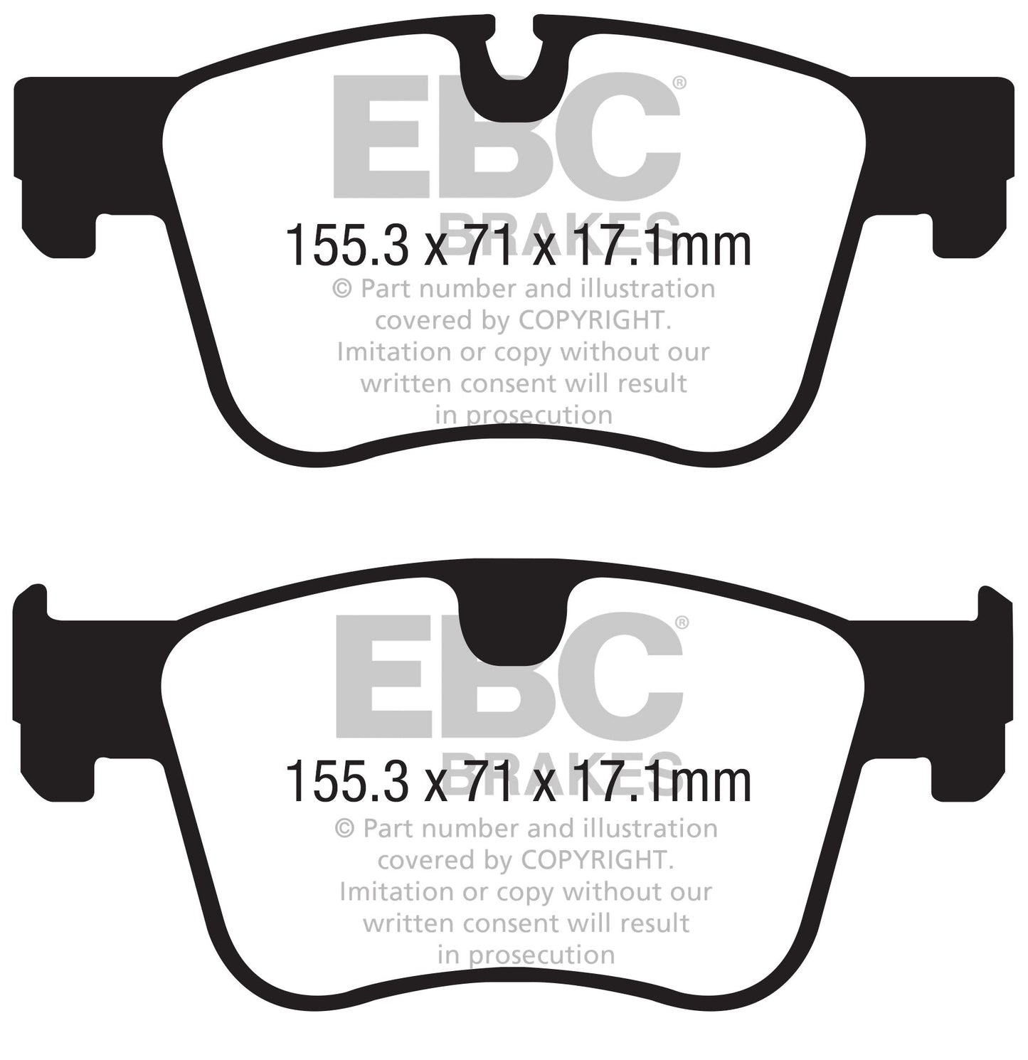 EBC Brakes Pad and Disc Kit (PDKF2431) Image 1
