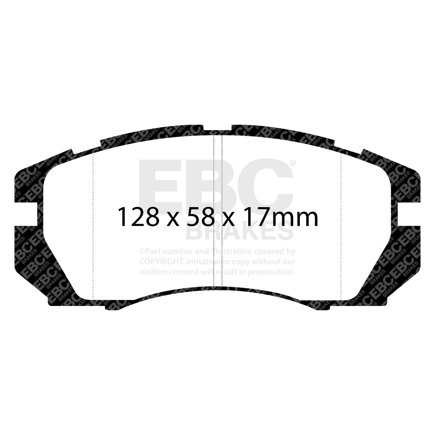 EBC Brakes Pad and Disc Kit (PD04KF1188) Image 3