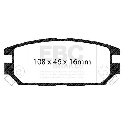 EBC Brakes Pad and Disc Kit (PD04KR571) Image 4