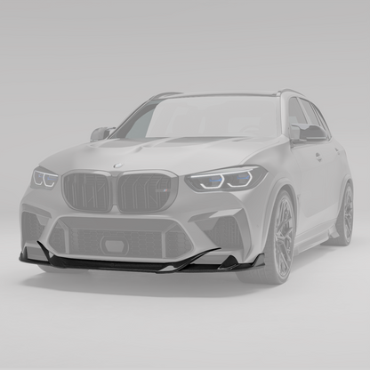 Revozport BMW X5M F95 PRE LCI Carbon Fiber Front Lip