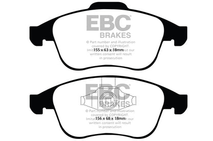 EBC Brakes Pad and Disc Full vehicle Kit (PD40K2255)