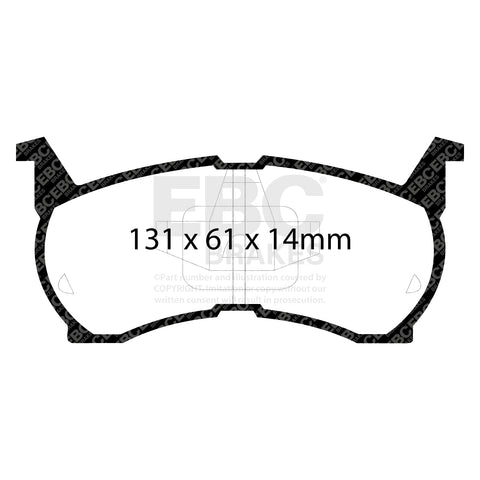 EBC Brakes Pad and Disc Kit (PDKF1154) Image 2