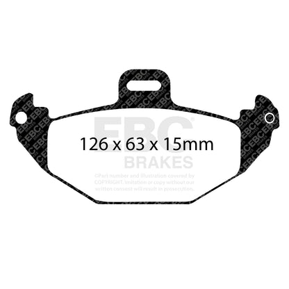 EBC Brakes Pad and Disc Full vehicle Kit (PD40K1599)