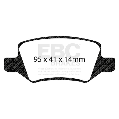 EBC Brakes Pad and Disc Kit (PDKR565) Image 1