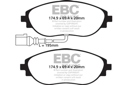 EBC Brakes Pad and Disc Kit (PD11KF1274) Image 1