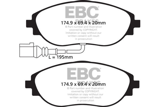 EBC Brakes Pad and Disc Kit (PD11KF1274) Image 1